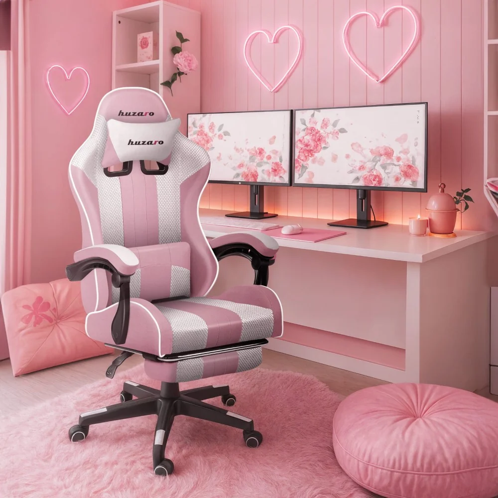 Gamingstol Huzaro Force 4.7 Rosa Mesh