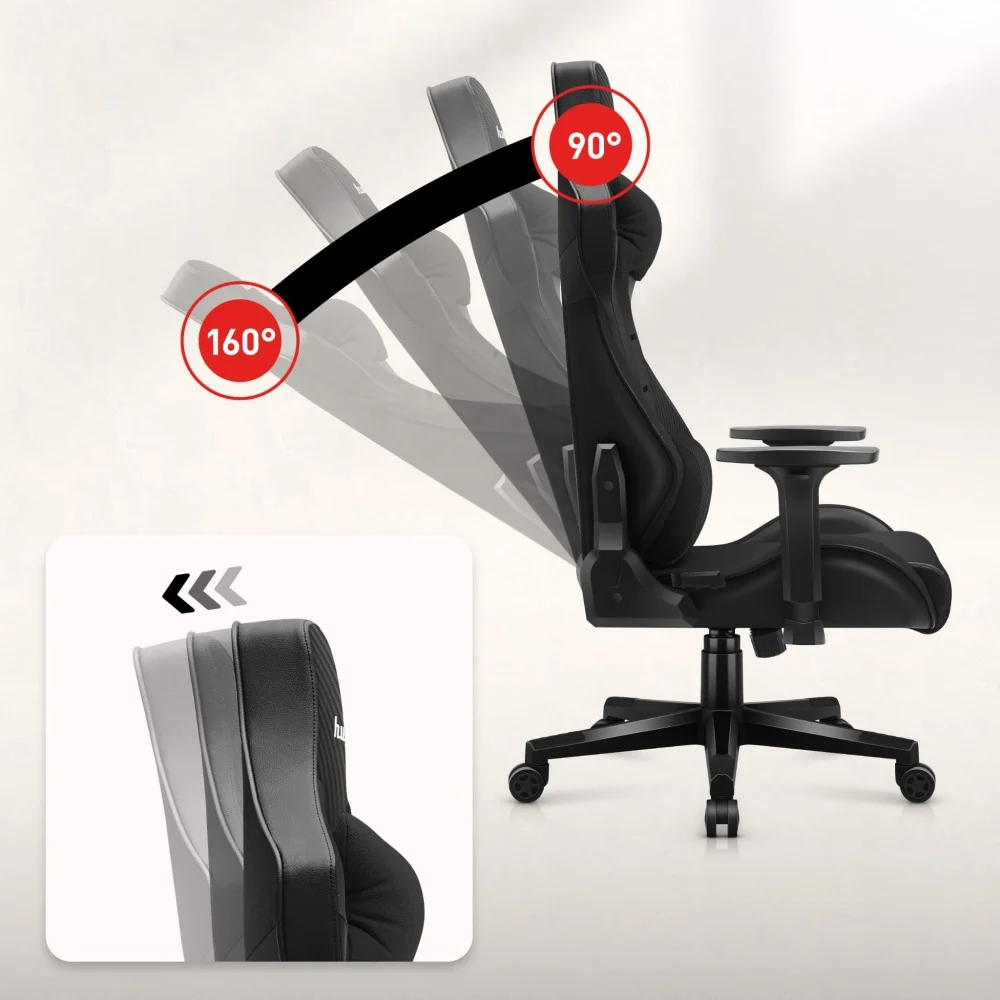 Gamingstol Huzaro FORCE 7.6 Svart