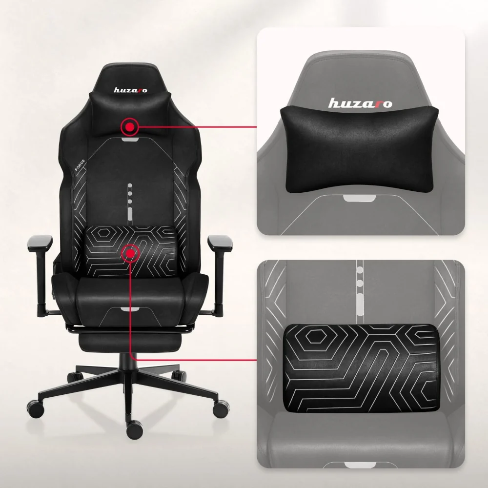 Gamingstol Huzaro FORCE 8.1 Svart