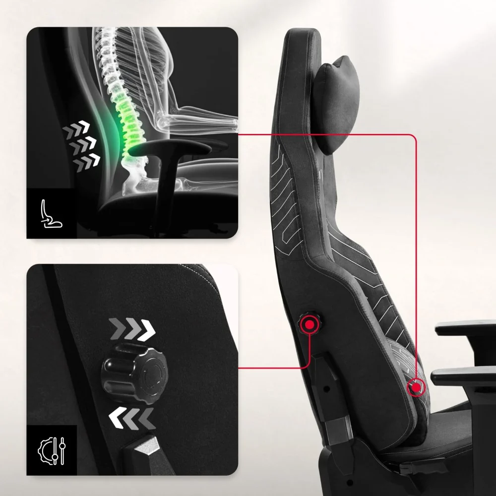 Gamingstol Huzaro FORCE 8.1 Svart