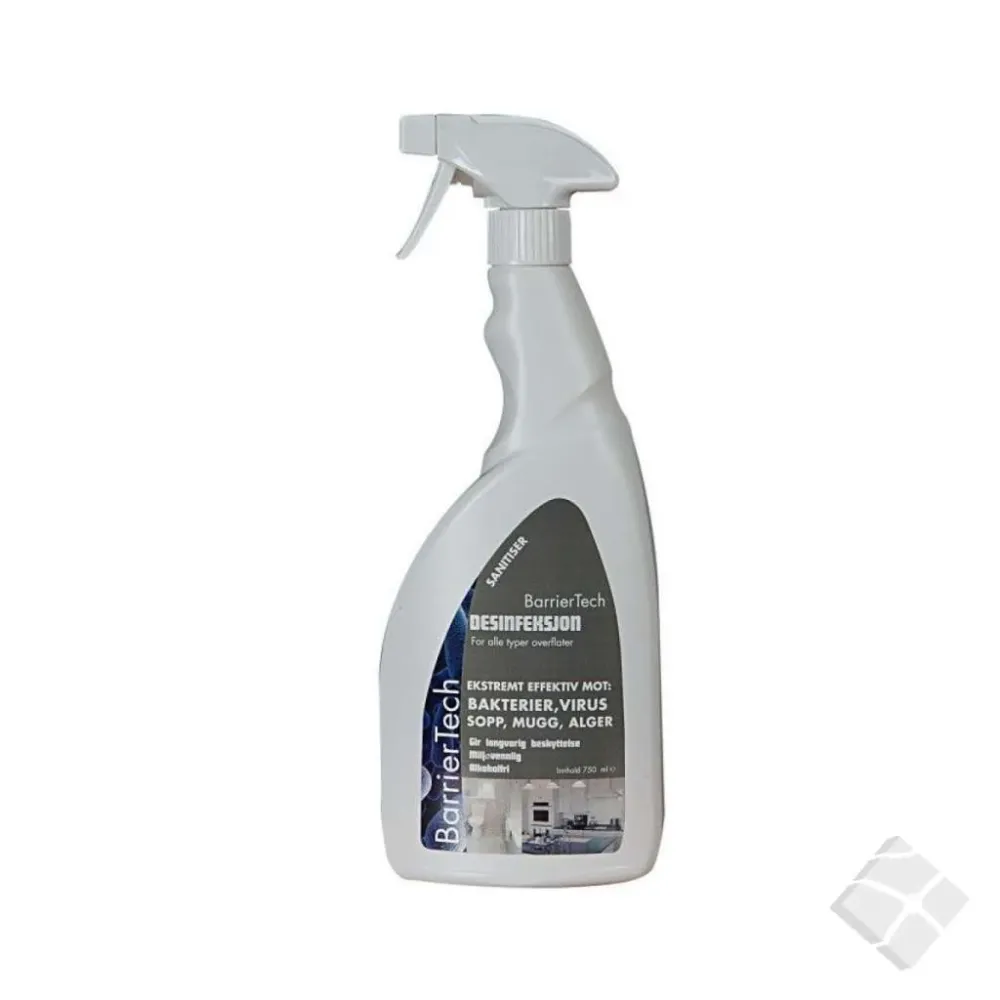 Sanitiser overflatedesinfeksjon 750ml
