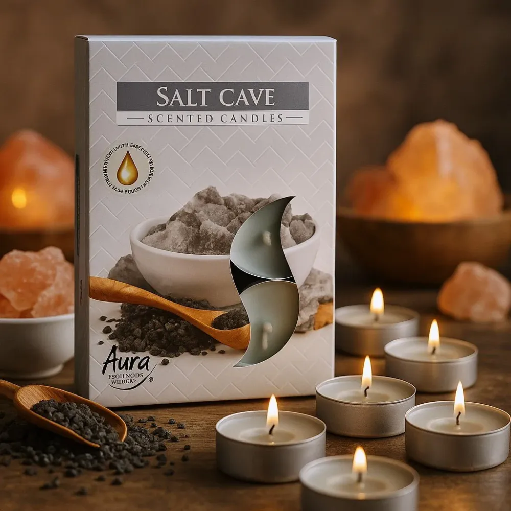 Duftlys i telys – Saltgrotte