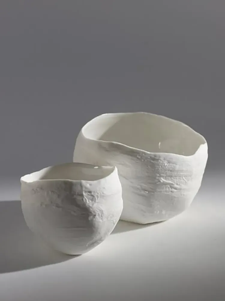 Telysholder Plaster Bowl Small