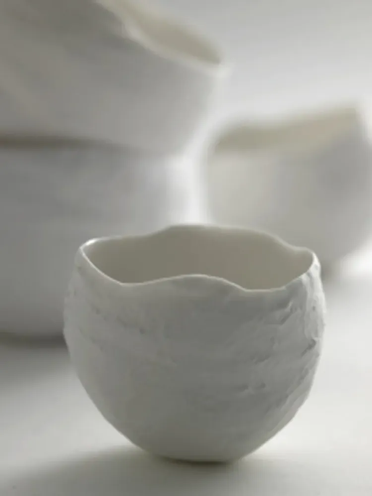 Telysholder Plaster Bowl Small
