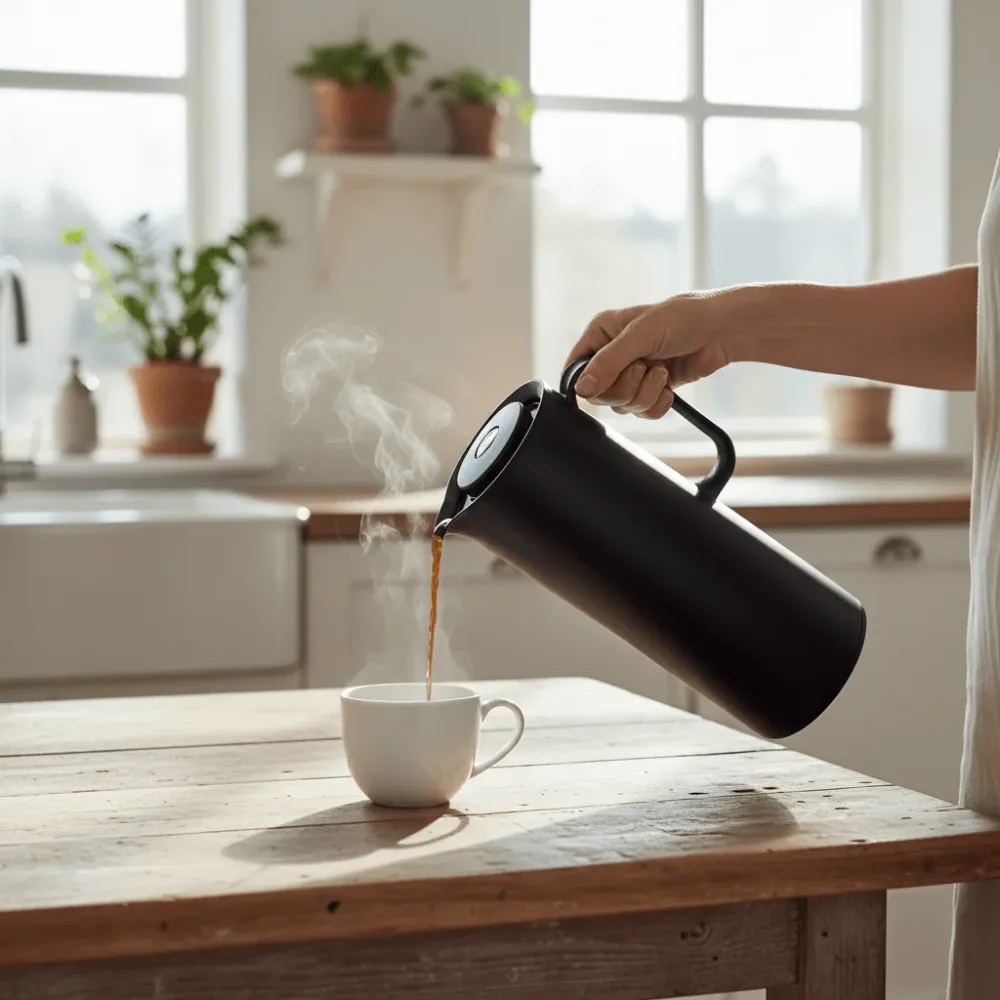 Termokanne sort 1L