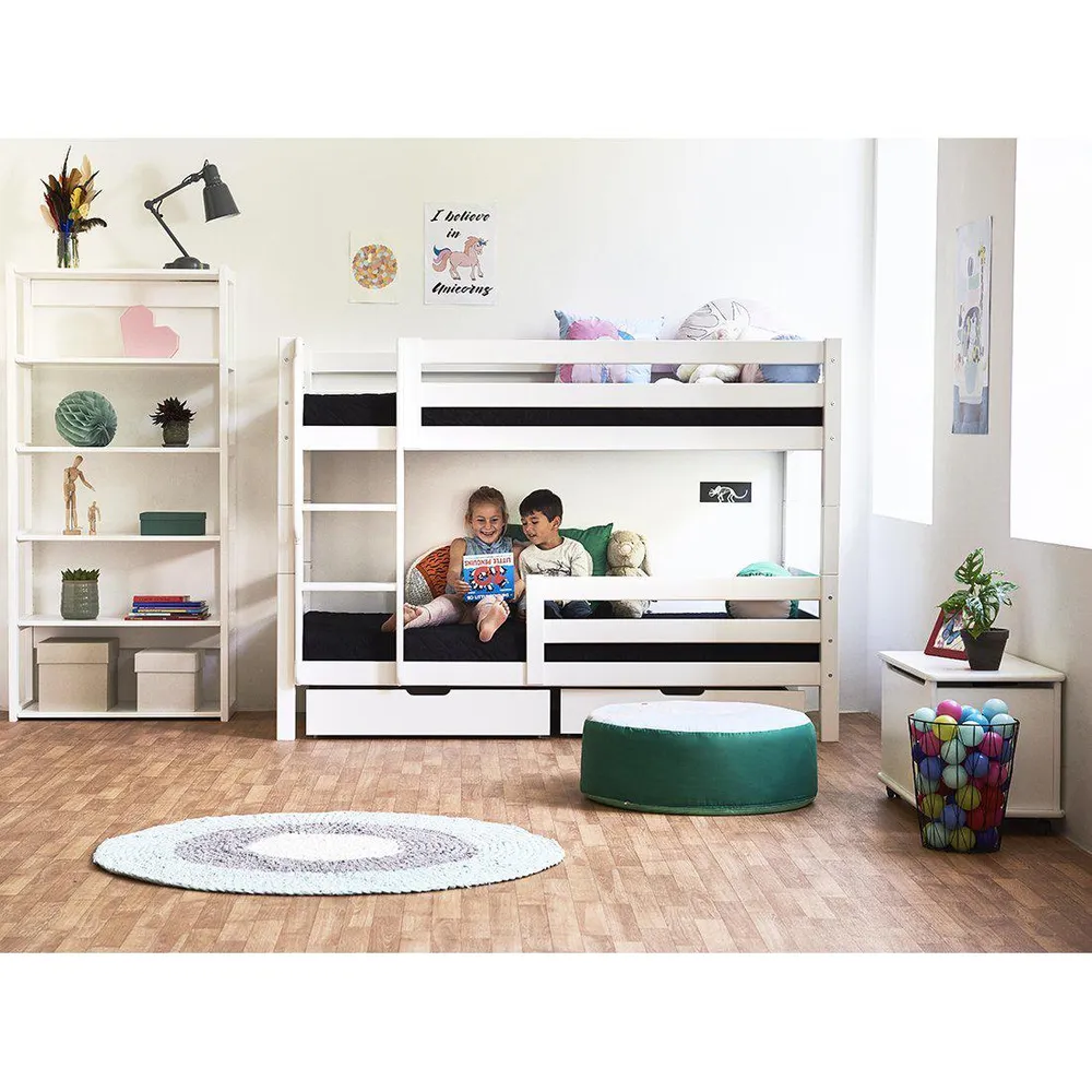Hoppekids PREMIUM Småbarnsseng - 90x200cm - Hvit