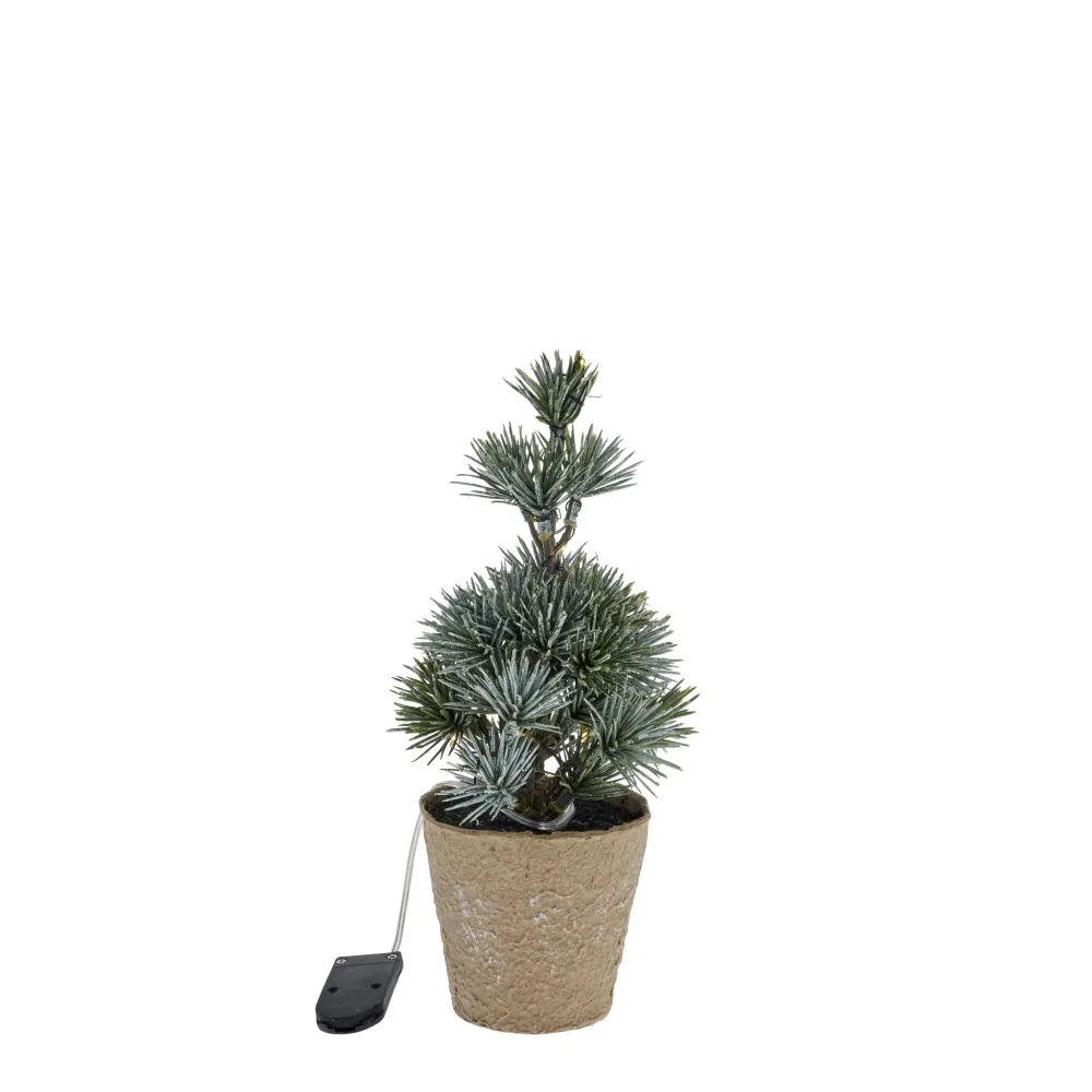 Cedille LED kunstig juletre H22 cm. grønn gran