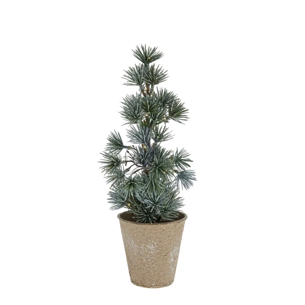 Cedille LED kunstig juletre H29 cm. grønn gran