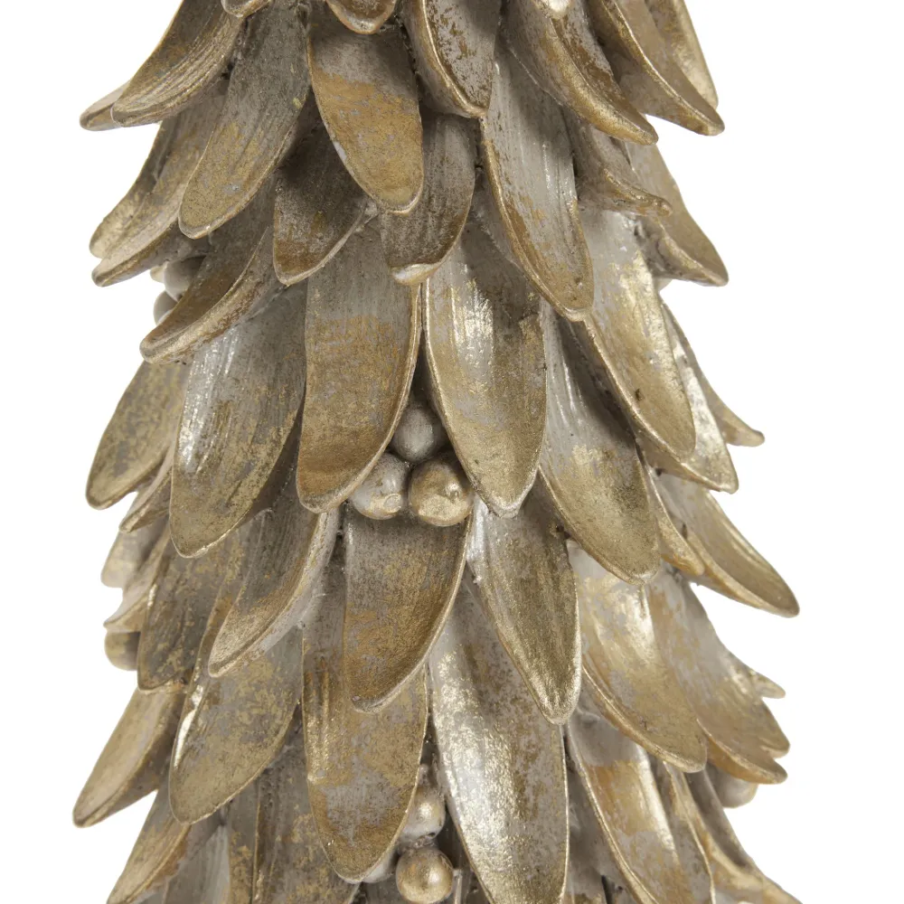 Serafina juletre H47 cm. lys gull