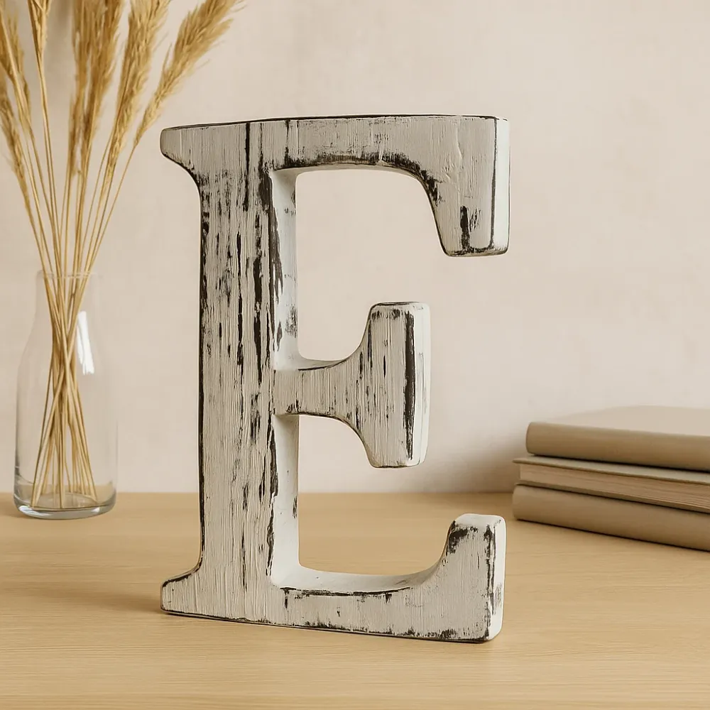 Shabby Chic Bokstav E