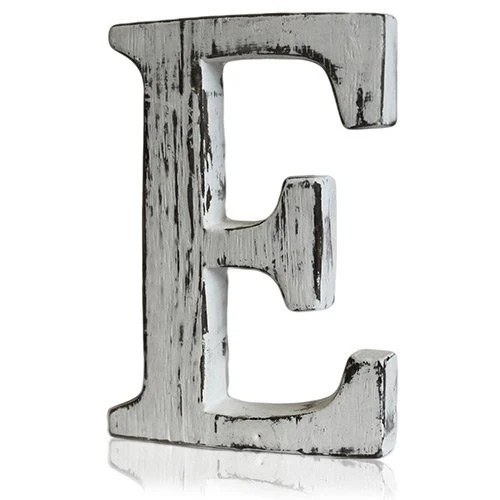 Shabby Chic Bokstav E