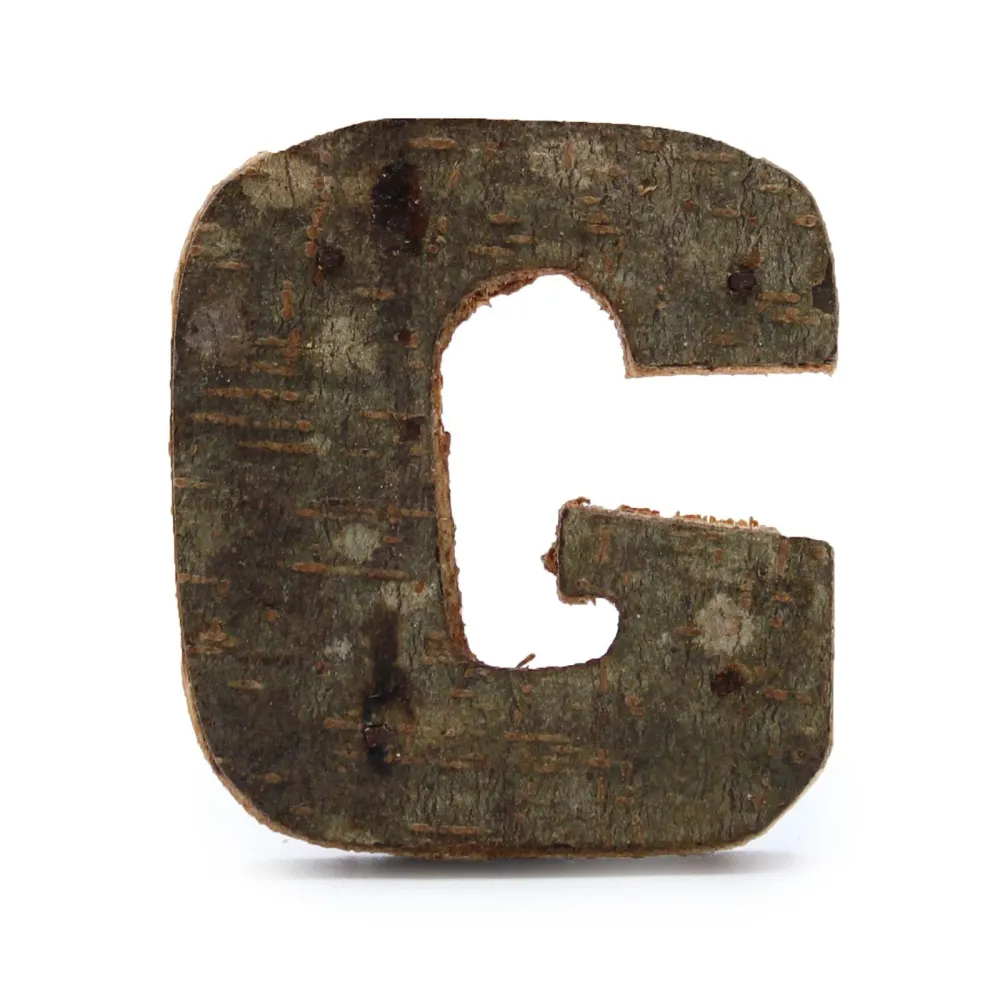 Trebark Bokstav G, 7 cm