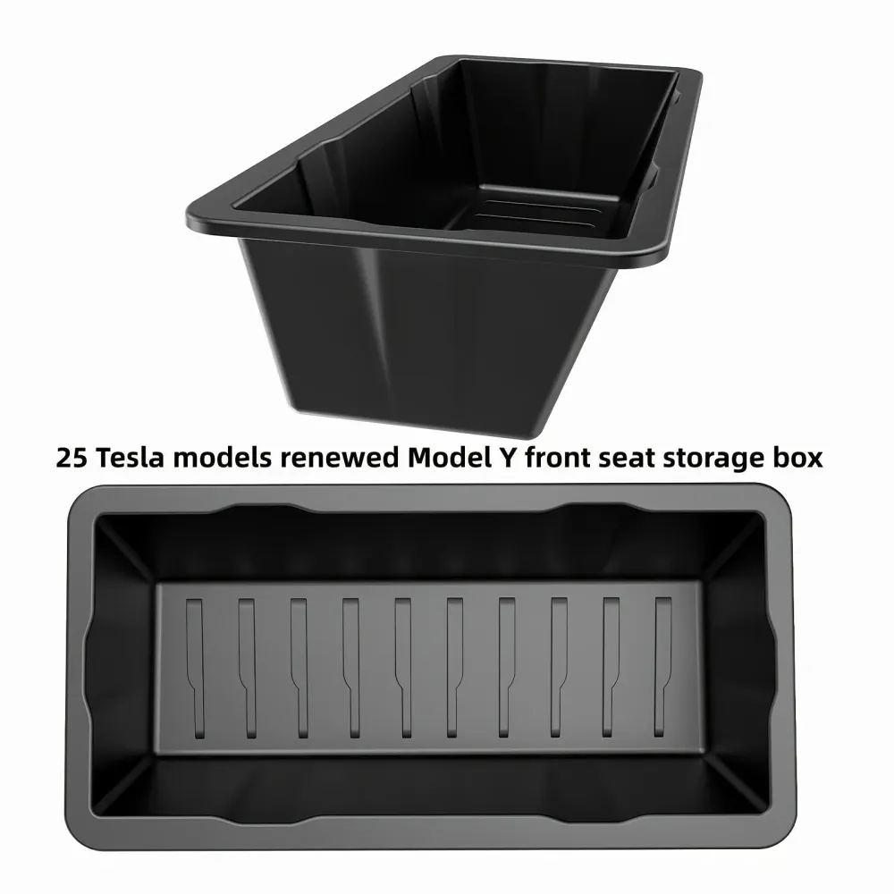Tesla Model Y Juniper 2025 Oppbevaringsboks, plast, plast, setearrangør ekstra hytteoppbevaring