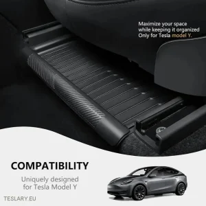Tesla Model y Undersateat Tray Organizer Privacy Lid
