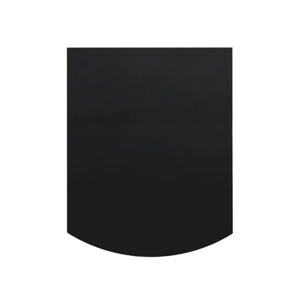 Stålplate 80 x 100 med Radiusfront