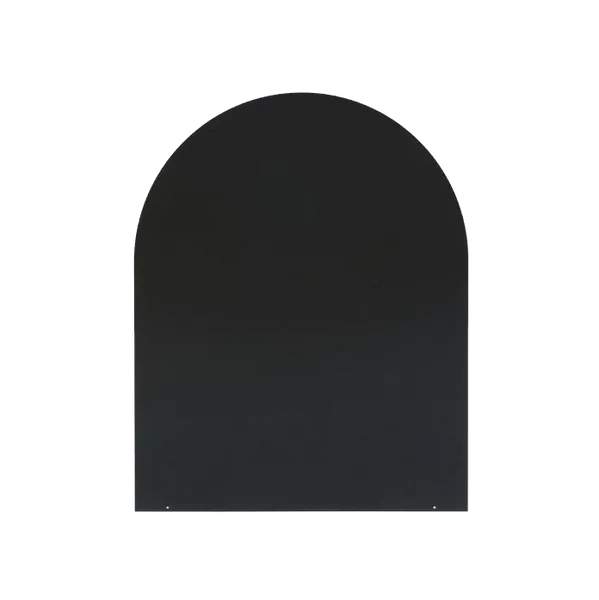 Stålplate 110 x 85 Sort