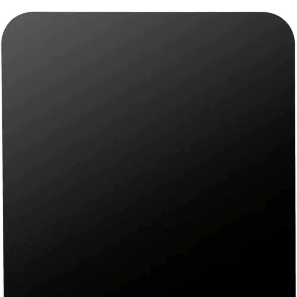 Stålplate B120 x D100 Sort