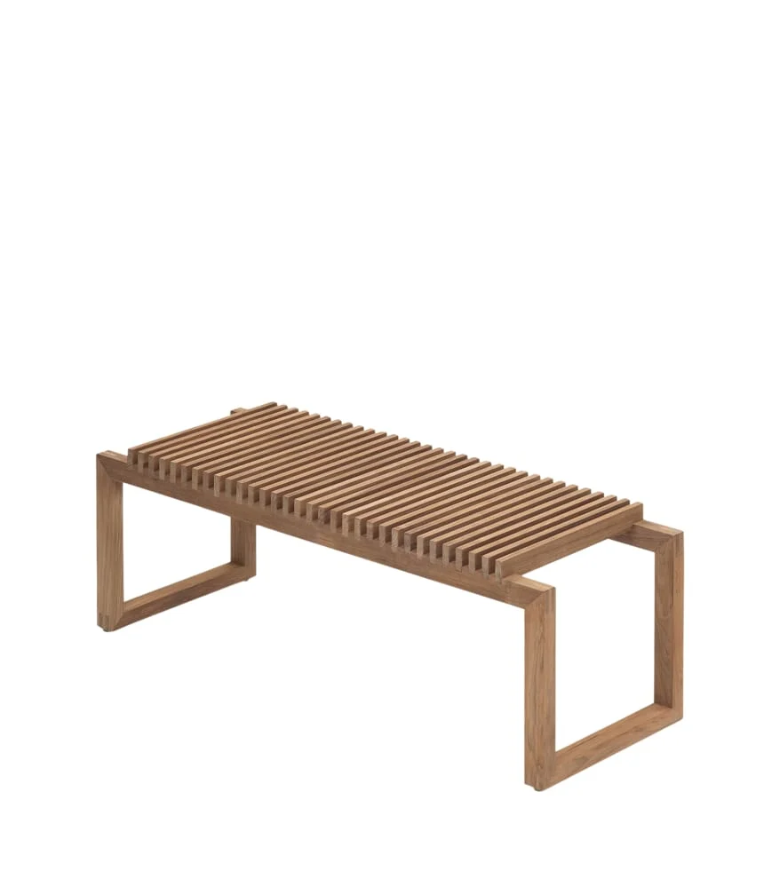 Cutter utendørsbenk Teak 120cm