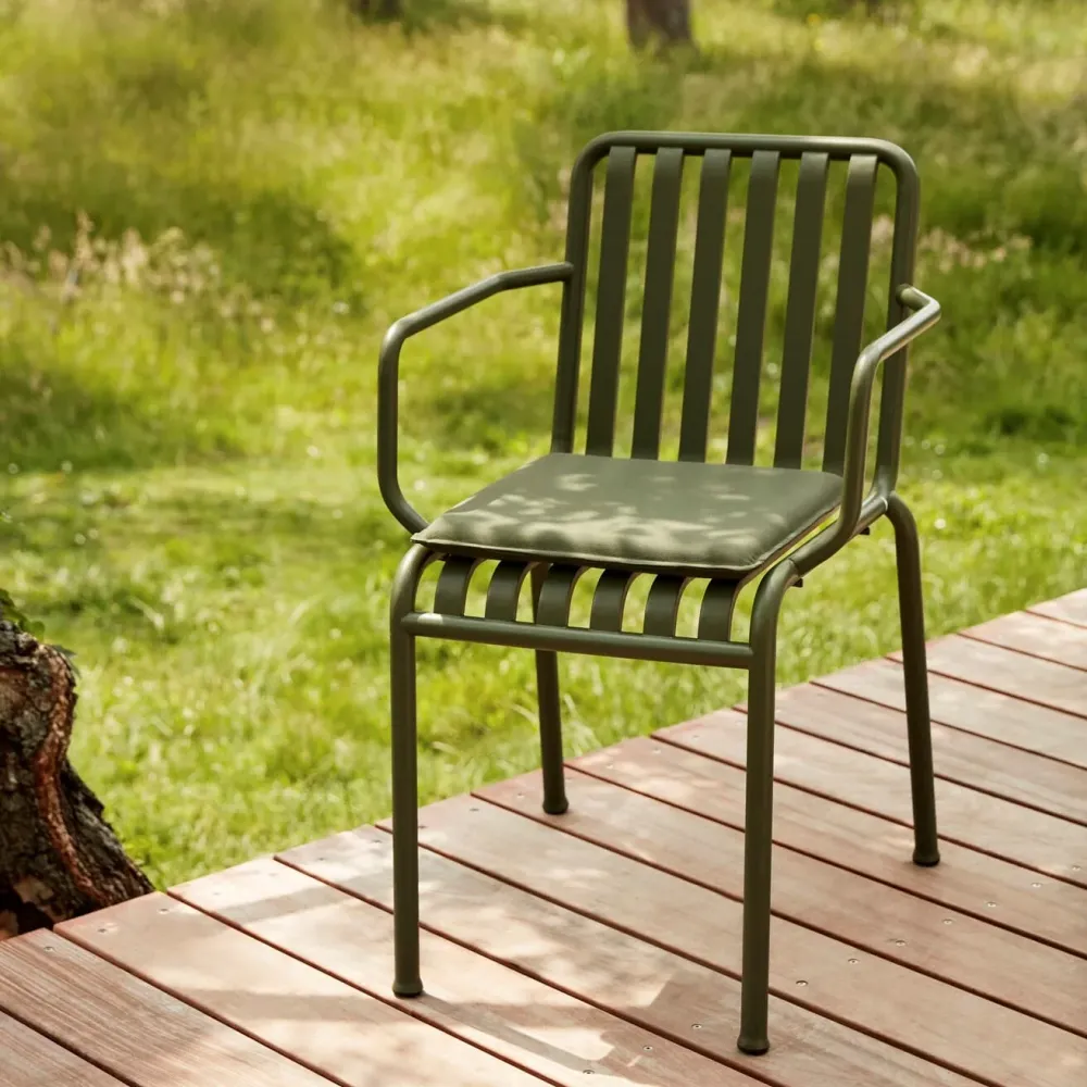Palissade Spisestol med Armlener Olive