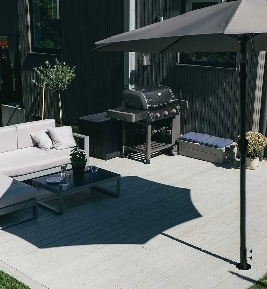 Parasollfot tre terrasse
