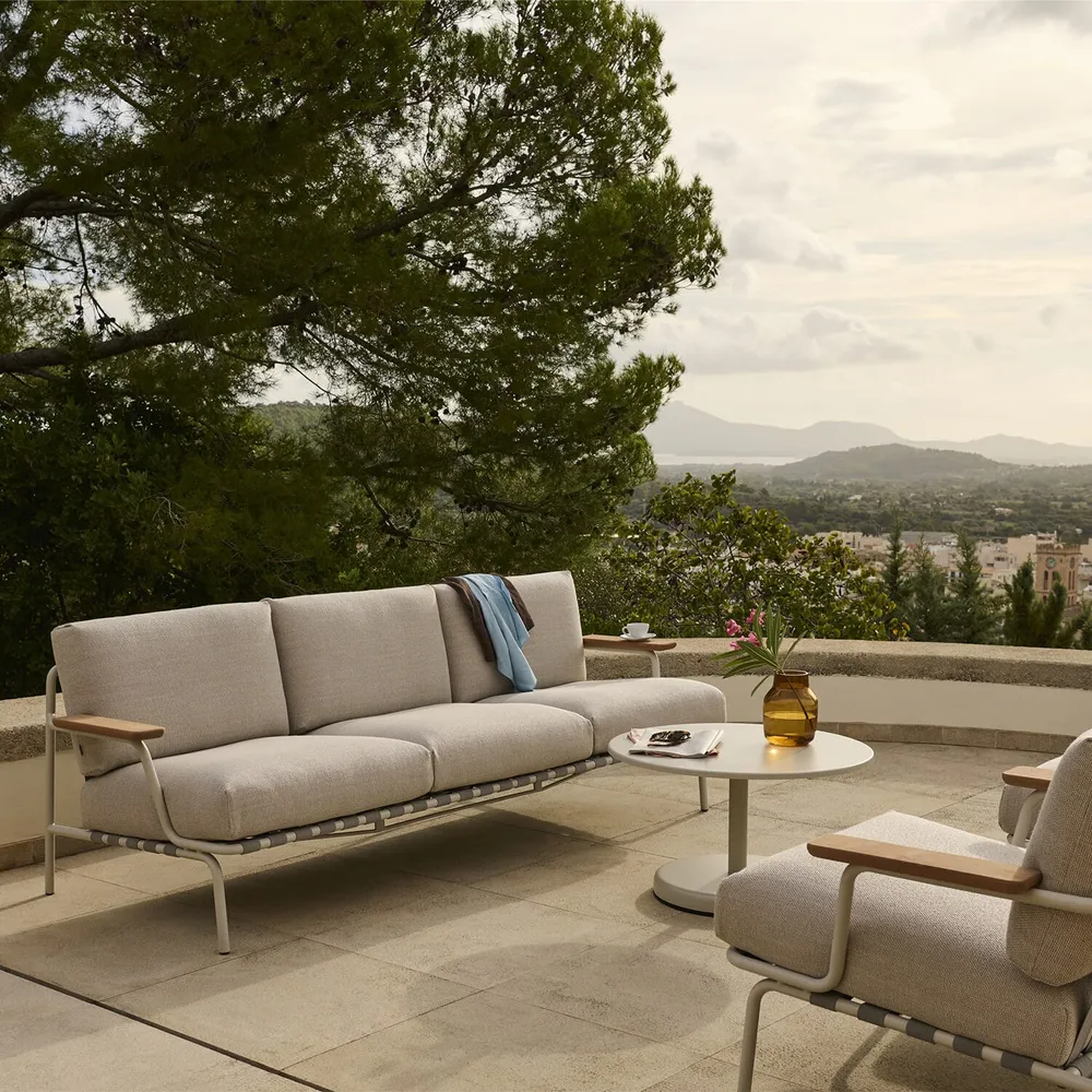Utendørs 3-seter Sofa Settle - Laze 1/Grey
