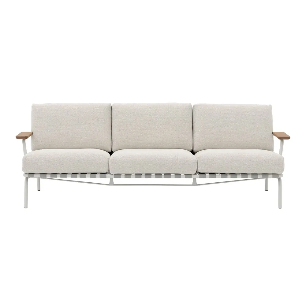 Utendørs 3-seter Sofa Settle - Laze 1/Grey