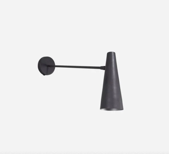 Vegglampe Precise - Long - Matt svart