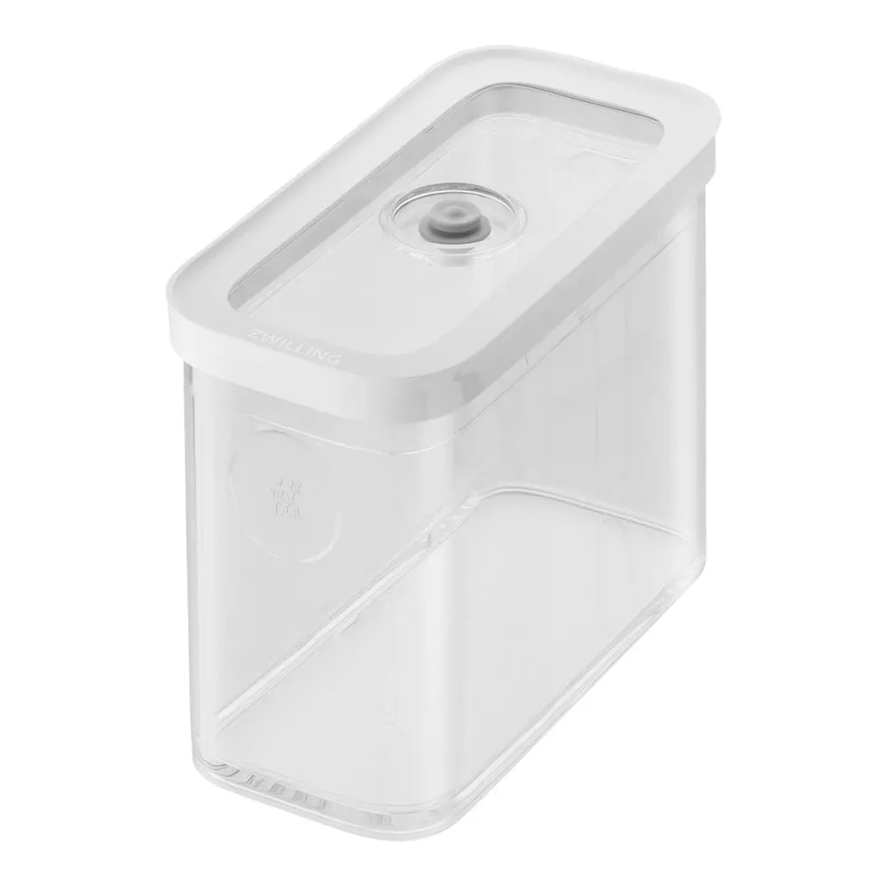 CUBE oppbevaringsboks 2M, gjennomsiktig / hvit - F&S CUBE
