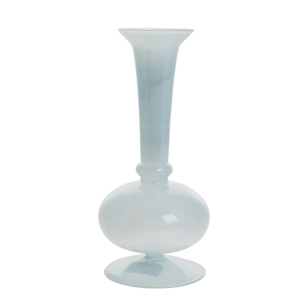 Celira-vase D10 H22 L. Blå