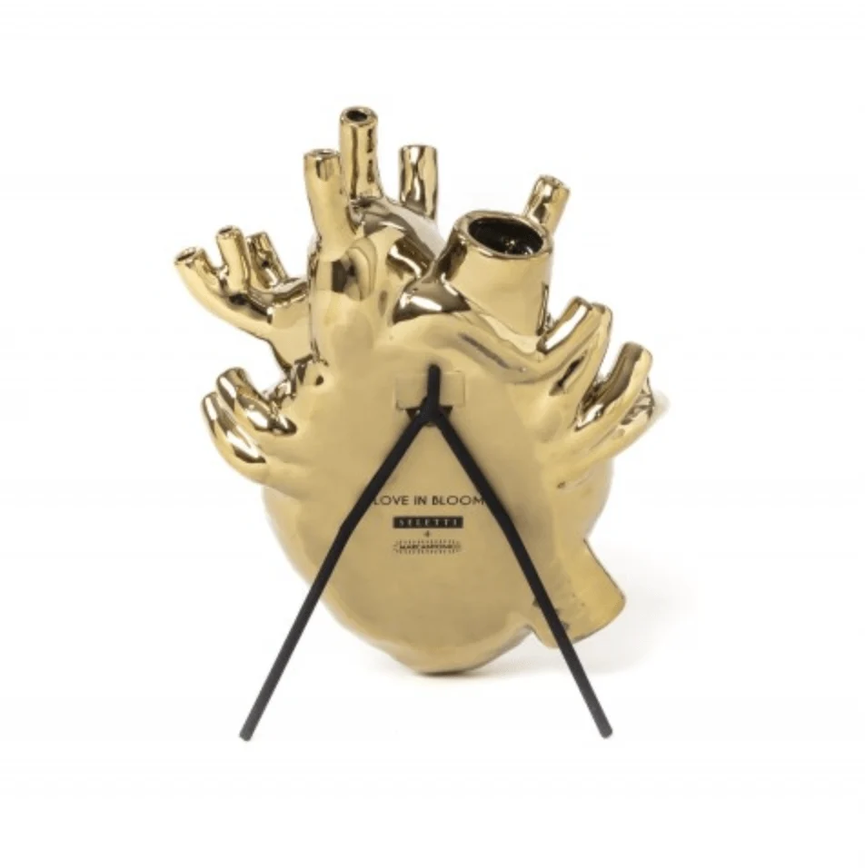 Love Bloom Gold Vase