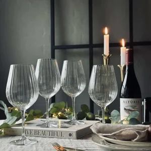 Vinglass rødvin CRYSTAL - Sett med 4 stk.