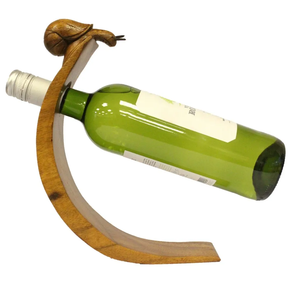 Vinflaskeholder, balanserende snegle