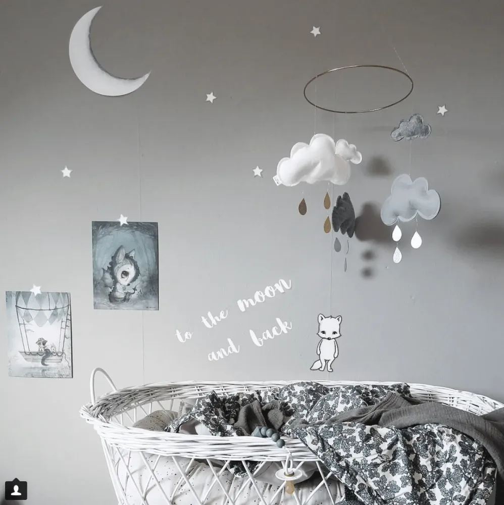 Stickstay Wallsticker To moon and back