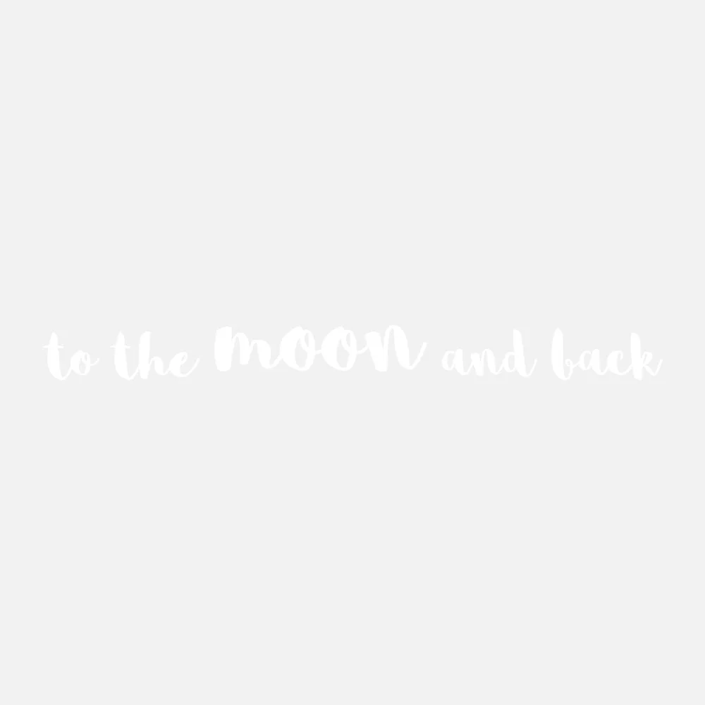 Stickstay Wallsticker To moon and back