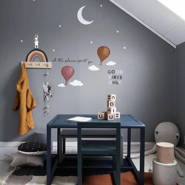 Stickstay Wallsticker Sky Unicorn